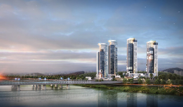 서울 동작구 수도방위사령부(수방사) 부지 아파트 조감도. <서울도시주택공사(LH공사) 제공>